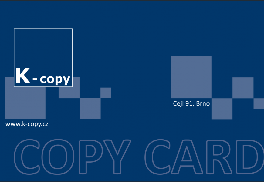 Zákaznická karta K-copy